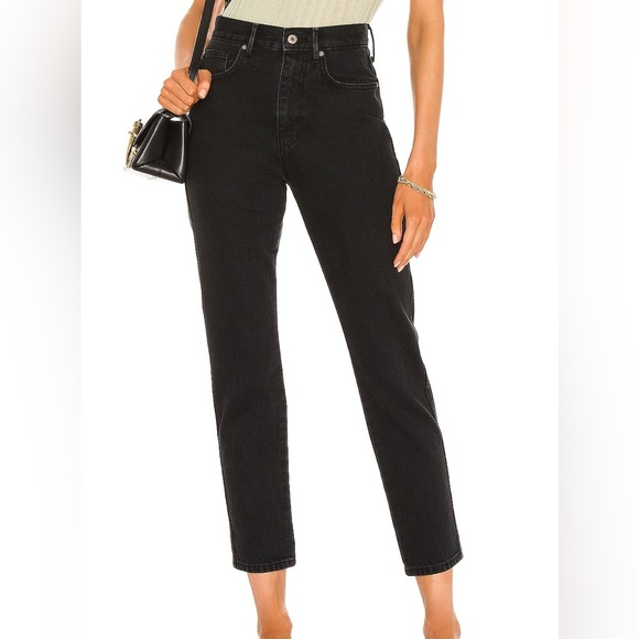 We The Free by Free People Stove Pipe Jean Black/Grey - Picture 1 of 11